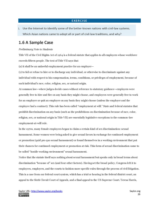 Business Law and the Legal Environment - Page 26